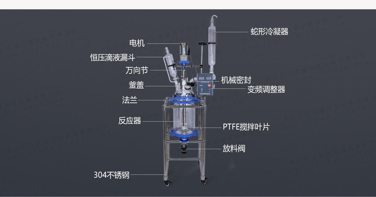 S-10L雙層玻璃反應(yīng)釜