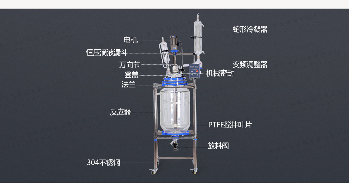 S-100L雙層玻璃反應(yīng)釜